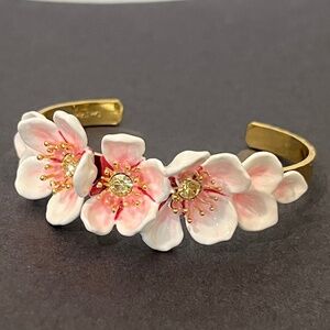 White Cherry Blossoms Bracelet